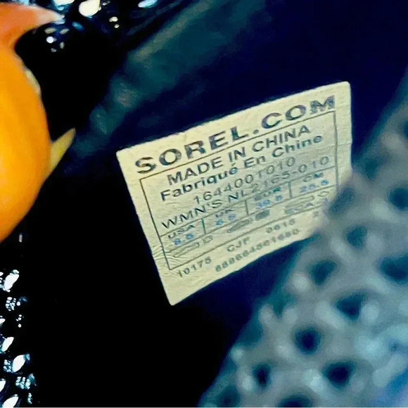 Sorel Major Lace Up Mesh Patent Leather Boots - Picture 8 of 8